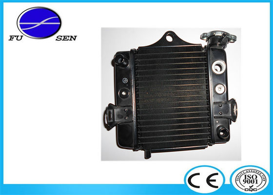 Aftermarket Aluminum Motorcycle Radiator , Custom Aluminum Radiator Black Core Color