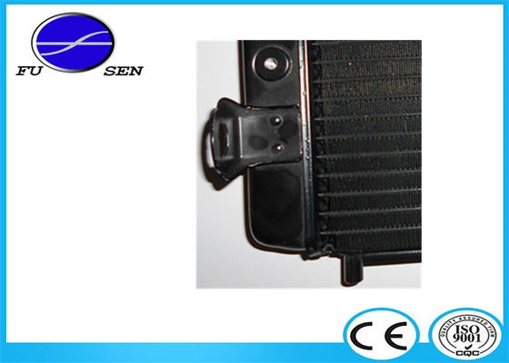 Aftermarket Aluminum Motorcycle Radiator , Custom Aluminum Radiator Black Core Color